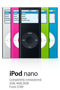 nýjir iPod nano