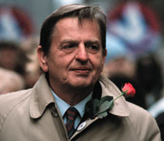 Olof Palme (f. 1927 - d. 1986)