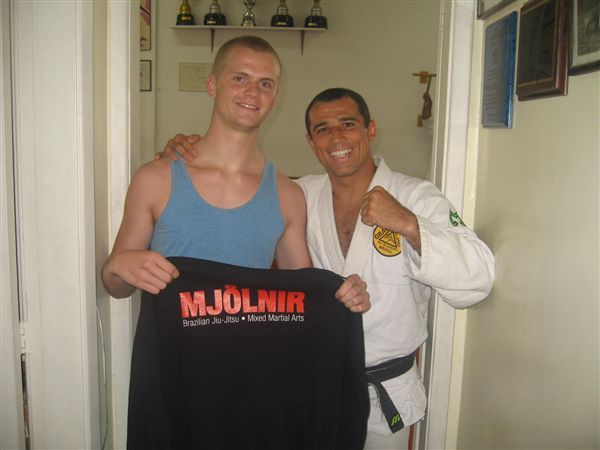 Halli (ekki ég) og Royler Gracie