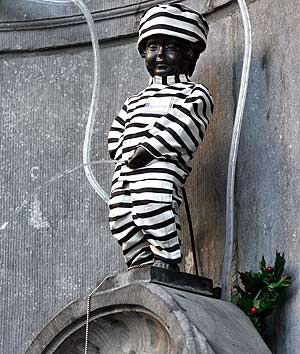 Manneken Pis í Belgíu