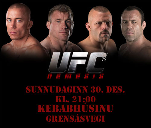 UFC 79 á Kebab á sunnudaginn