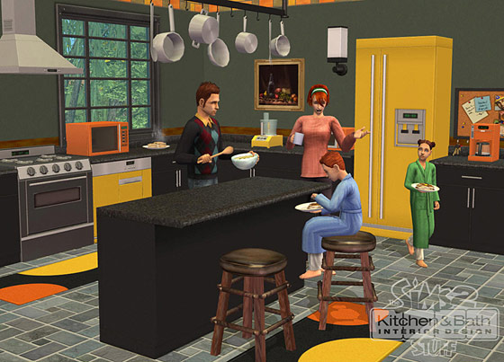 Sims2 Kitchen & Bath Interior Design Stuff