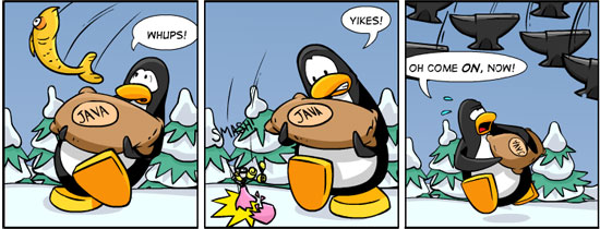 3 grín með club penguin