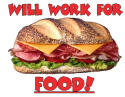 Will work for food