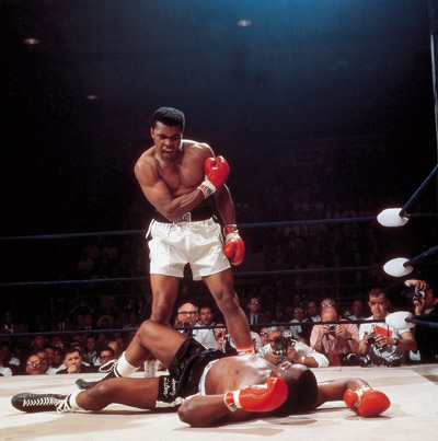 Muhamad Ali vs sonny liston.