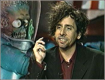 Tim Burton og Mars Attacks! geimveran