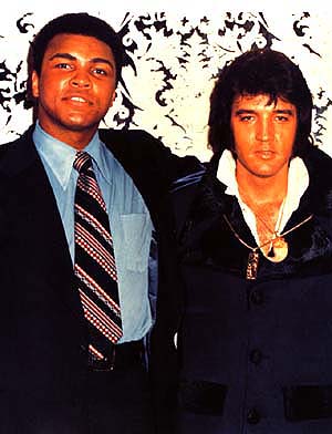 Muhammed Ali og Elvis 1973